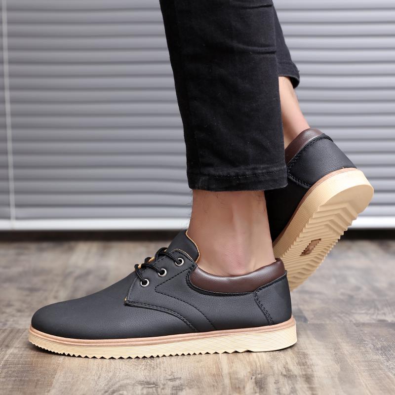 Scarpe casual con fondo antiscivolo in tinta unita da uomo Scarpe da guida traspiranti alla moda da uomo