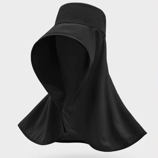 Sun Hat High-Density Anti-UV Fabric Oversized Shawl Style Sun Protection Hat Wide Brim