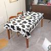 1pcs Creative Rainbow Style Disposable PE Tablecloth Simple Kitchen Party Decoration Waterproof Thickened Table Cloth