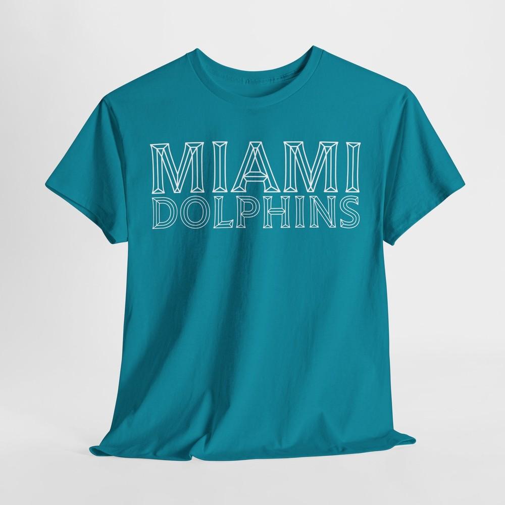 Футболка с изображением Miami Dolphins, унисекс XXXXL