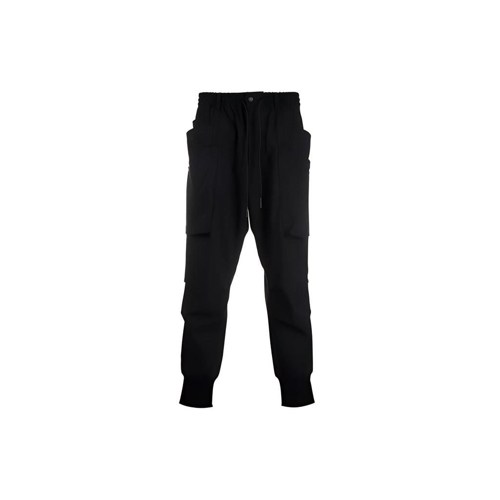 Y-3 FW21 Logo Drop Crotch Jogging Pants Men Pants Black HB3425
