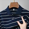 Dmao Short-sleeved POLO shirt, men's pure cotton breathable T-shirt, business casual lapel top