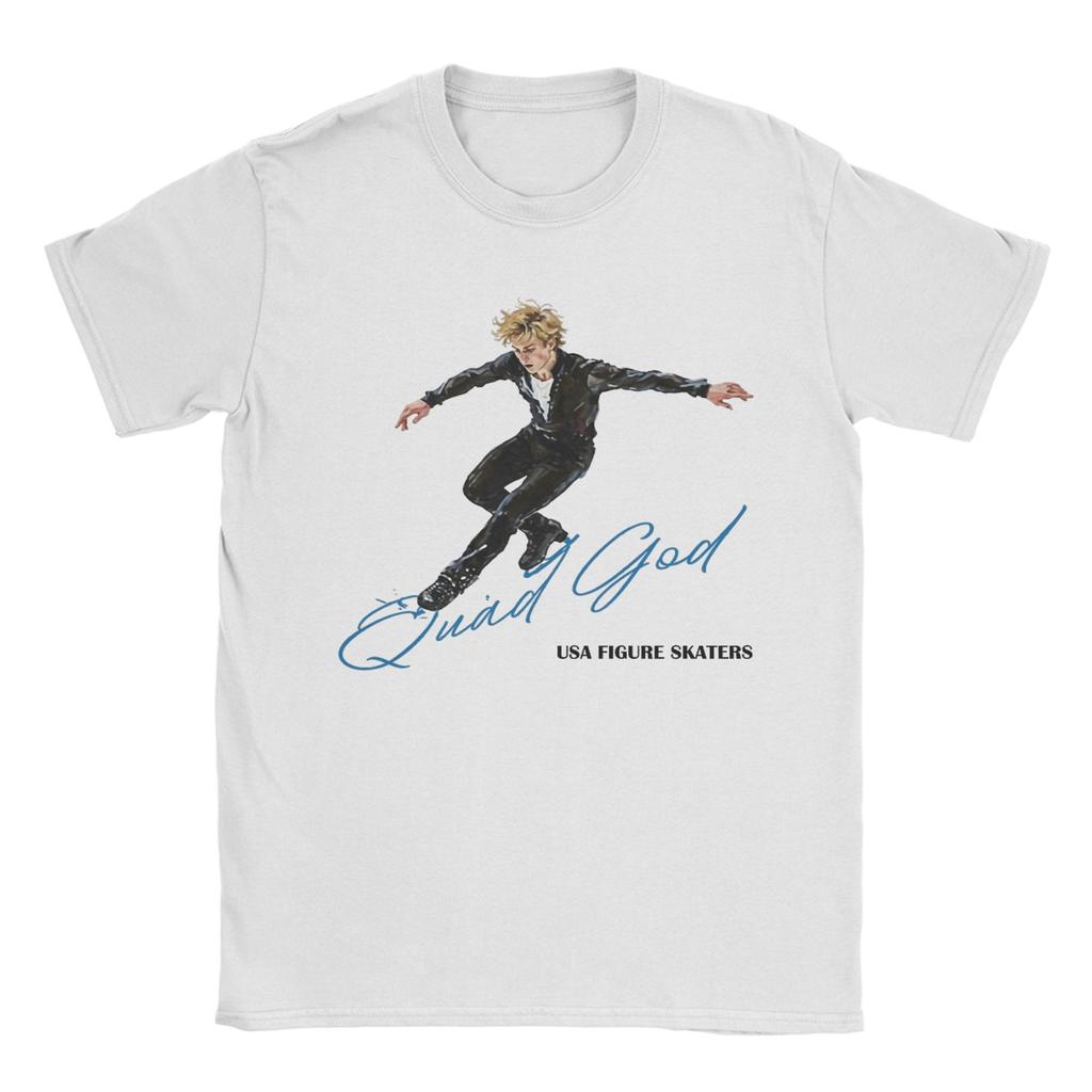 Oversized TShirt Summer Ilia Malinin Quad God Legend Team USA Hip Hop T Shirts Cotton Tee Shirt Men Print Short Sleeve Clothes