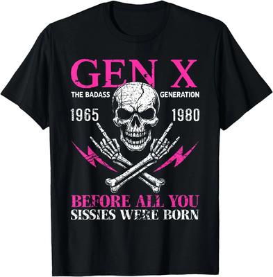 X-Generation Vor allen deinen Weicheiern wurden Totenkopf Fels Hand T-Shirt