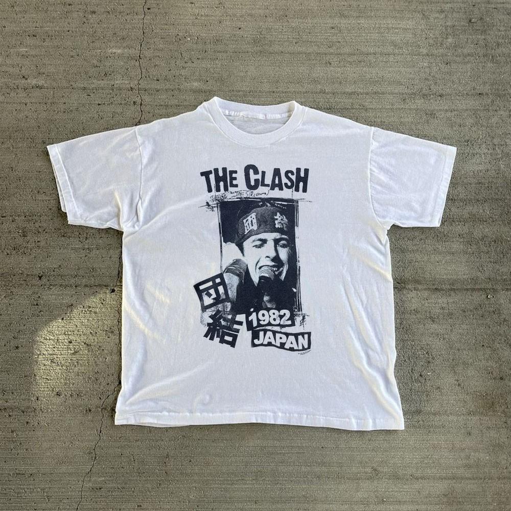 

New The Clash Tour Japan 1982 Gift For Fans Unisex S-5XL Shirt SS1161 Unisex T-Shirt M
