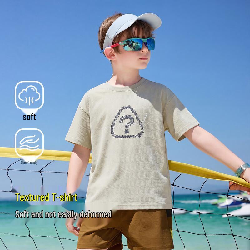 

ASK JUNIOR Kids Drop Shoulder Short Sleeve T-Shirt 140