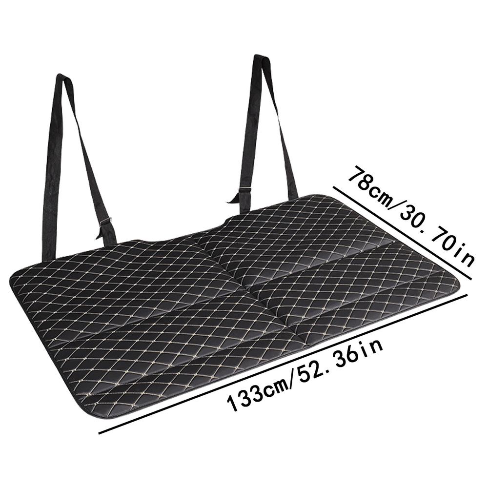 

Для автомобиля, спальная кровать на заднем сиденье автомобиля, складная кровать для сна и отдыха на заднем сиденье автомобиля, коврик для отдыха на дальние расстояния чёрный