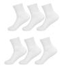 3 Pair Unisex Cotton Socks Wide Thin No Binding Top Breathable Extra Loose Solid Short Ankle Socks