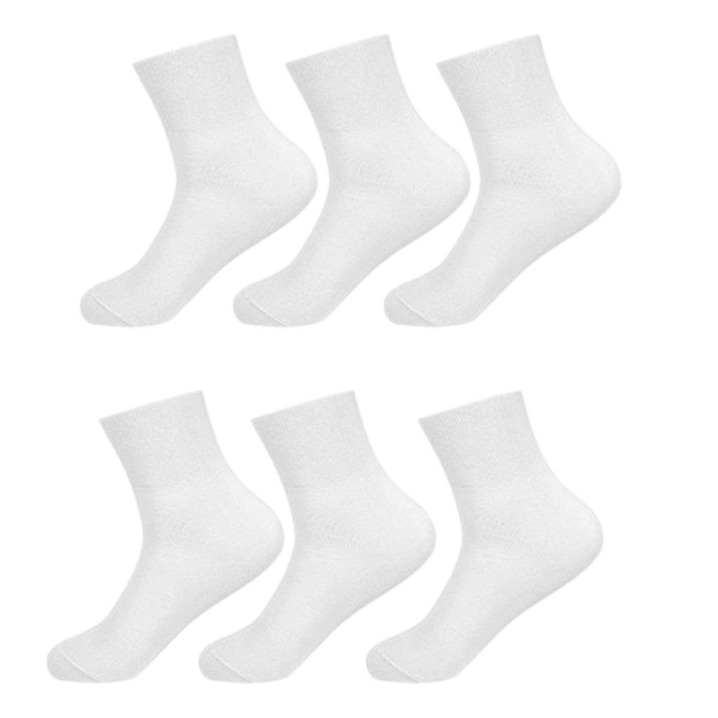 3 Pair Unisex Cotton Socks Wide Thin No Binding Top Breathable Extra Loose Solid Short Ankle Socks