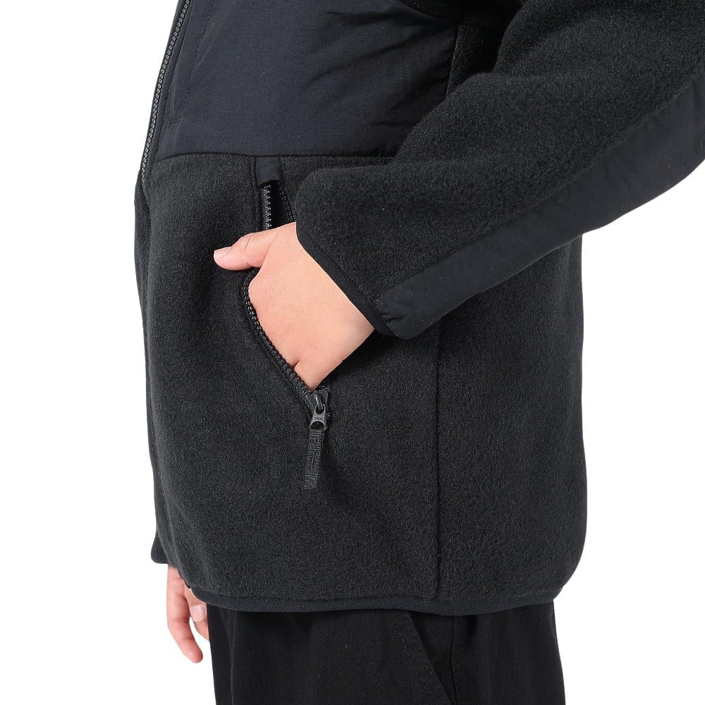 The North Face Denali Cold Size 130 Kids' Jacket, Unisex, Weather, Warm, Lightweight, Black,