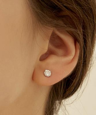 Tatiana [Silver 925] Moissanite 0.5 Carat Earrings_De0002