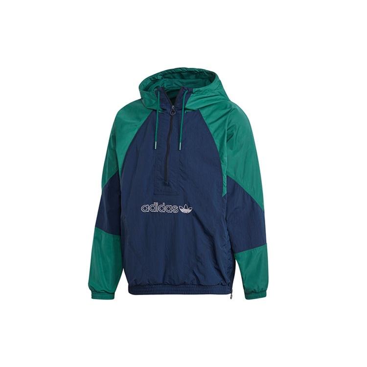 adidas originals BIG TF Turf WINDBRKR Blue Green Men s GE6238 L