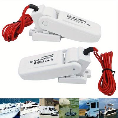 12-24-32V Bilgenpumpe Automatische elektrische Wasserpumpe Boot Marine Schwimmerschalter Wasserstandsregler Durchflusssensorschalter