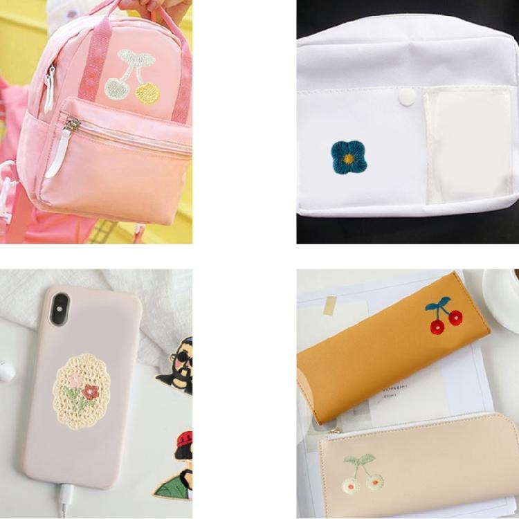 10 Pcs Fruit Embroidered Patches Heart Repair Patches Iron On Patches Applique Patches Sew On Patches for Clothes Bag