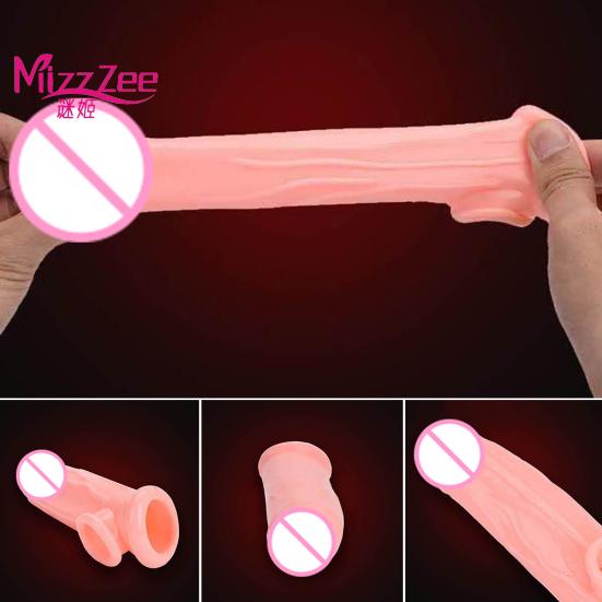 Mizz Zee Adult Sex Care Male Penis Ejaculation Extension Delay Sleeve Condom Cock