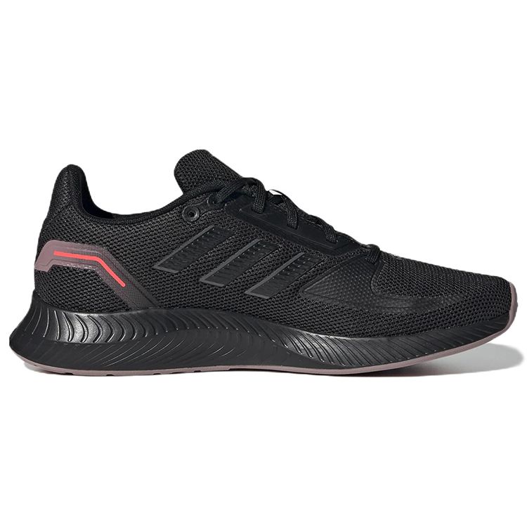 Adidas Runfalcon 2.0 Comfortable Simple Fabric Non-Slip Durable Low-Top Marathon Running Shoes Women Sneaker Black GX8250