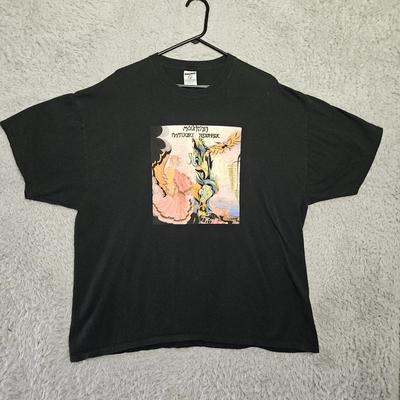 Mountain Band 100% Cotton T-shirt Mens Tees Top XL Nantucket Sleighride Vintage 90s JERZEES Rock Concert T