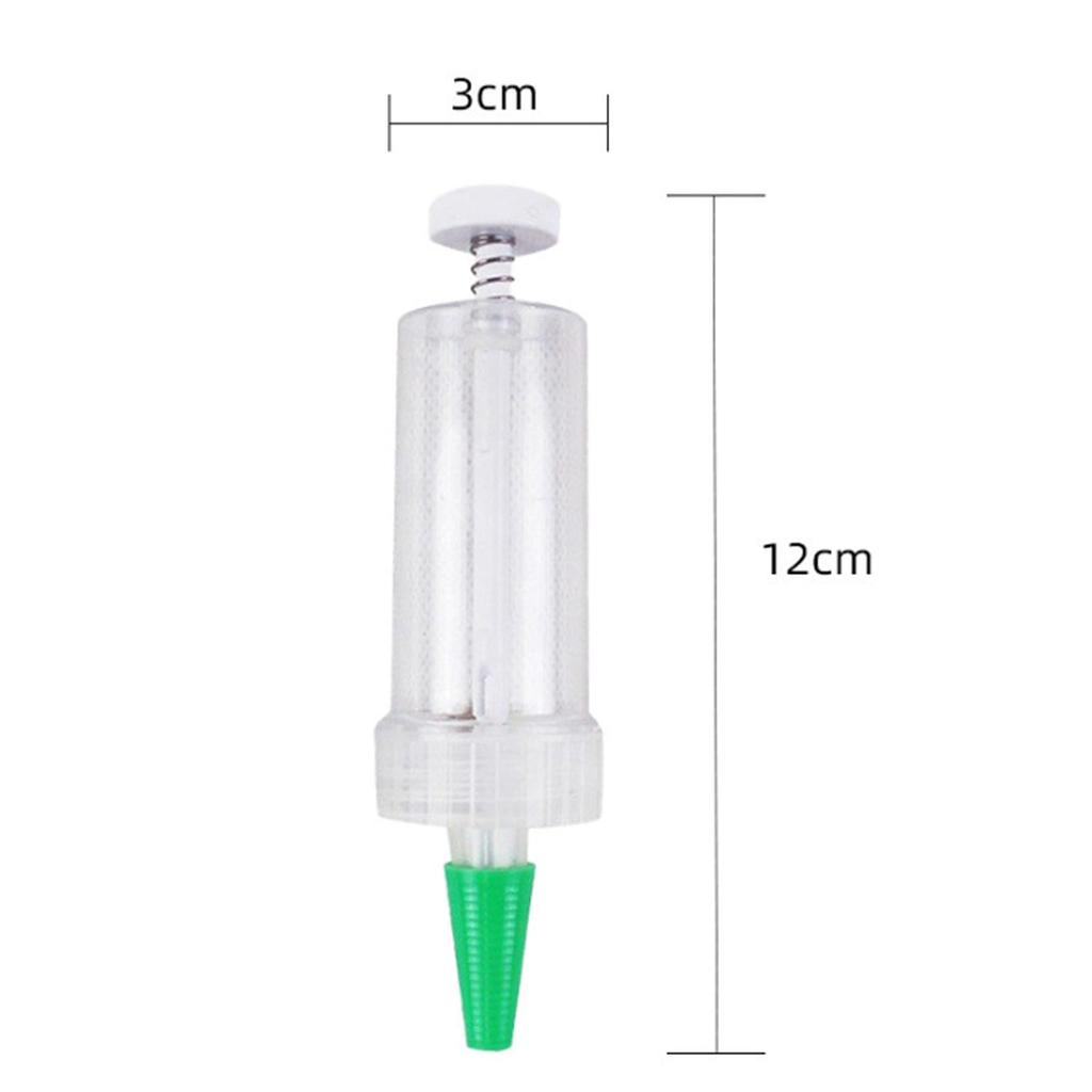 Tibemi Manuell Frø Mini Frø for Grønnsaker og Potter Lys Grønn Såmaskin, Såer, Dispenser, Liten, Håndholdt, Justerbar, Dyrking, Planting,