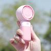 Small Handheld Fan Quiet 3 Speed Adjustable USB Rechargeable Summer Cooling Fan Portable Travel Mini Personal Fan Phone Holder