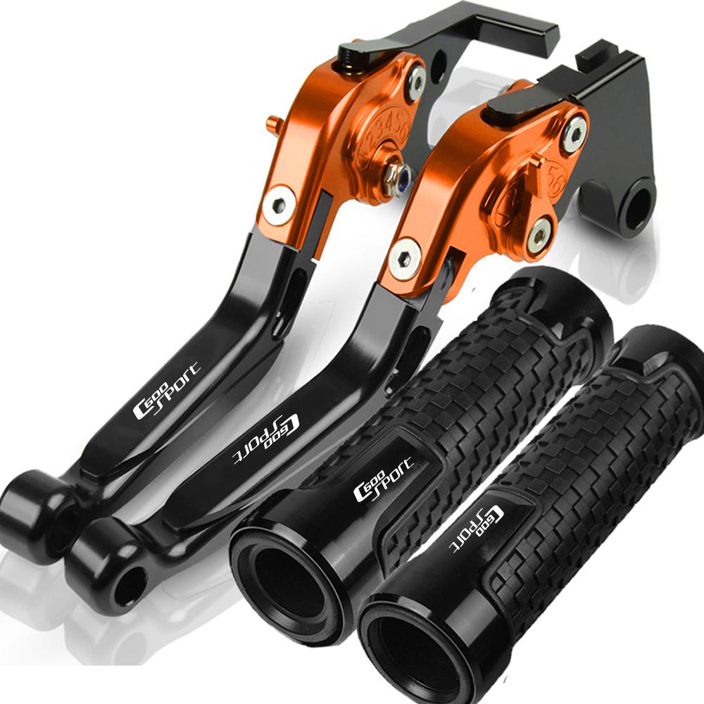 For BMW C600SPORT C 600 SPORT 2011-2015 Motorcycle Adjustable C600 SPORT Brake Clutch Levers Handlebar Handle Bar Grips