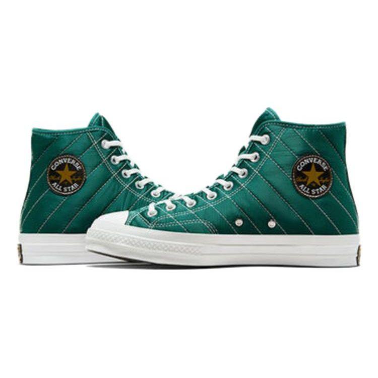 Converse Chuck 70 Versatile Simple Durable Breathable High-Top Canvas Shoes Unisex Sneakers Green A05607C