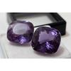 Natural Alexandrite Color Changing For Earring 20+ Ct Cushion Cut Pair Gemstone