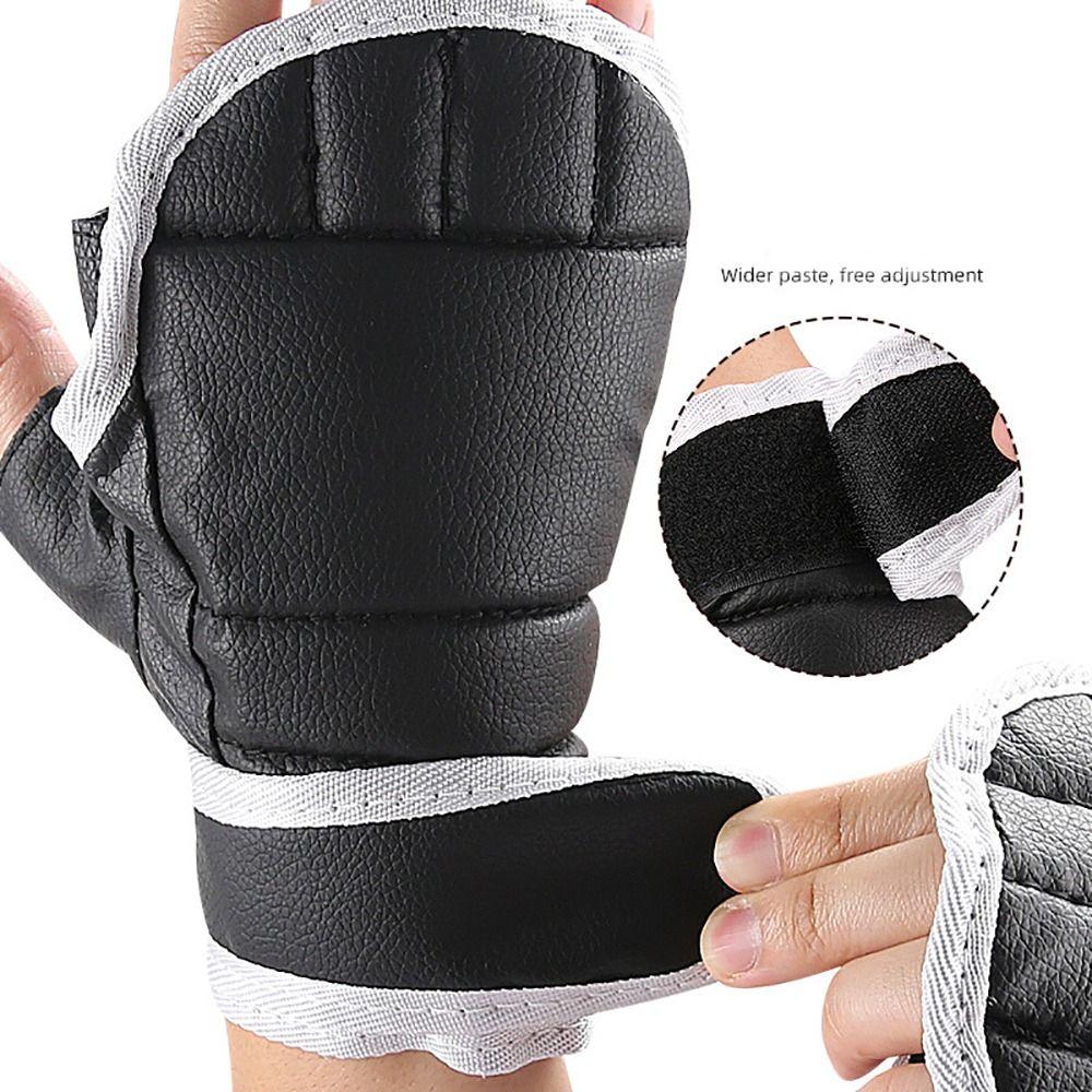 Durable Taekwondo Gloves Adjustable Half Mitts Accessories Boxing Training Gloves