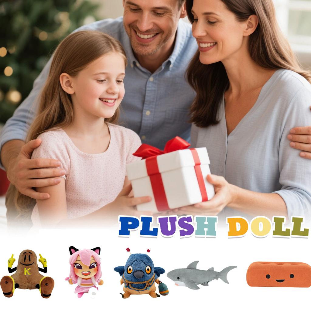 Plush Doll, Toy Gift, Cartoon , Children's Rag Doll, Children's Gift Pillow