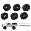 RC Rubber Tires with Aluminum Alloy Wheel Hub for WPL C14 C24 C34 C44 B14 B24 B16 B36 4  Car Model