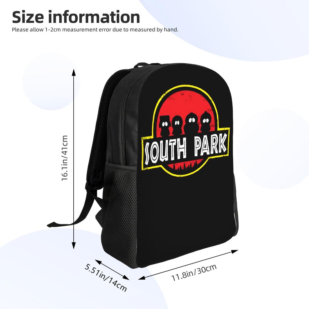 Customized Southes Anime Erics Backpack Men Women Casual Bookbag for College School Cartoon Bags