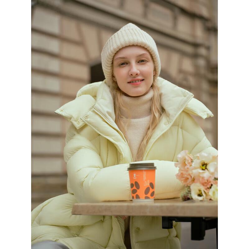 Bingjie Women's Short Hooded Puffer Down Jacket