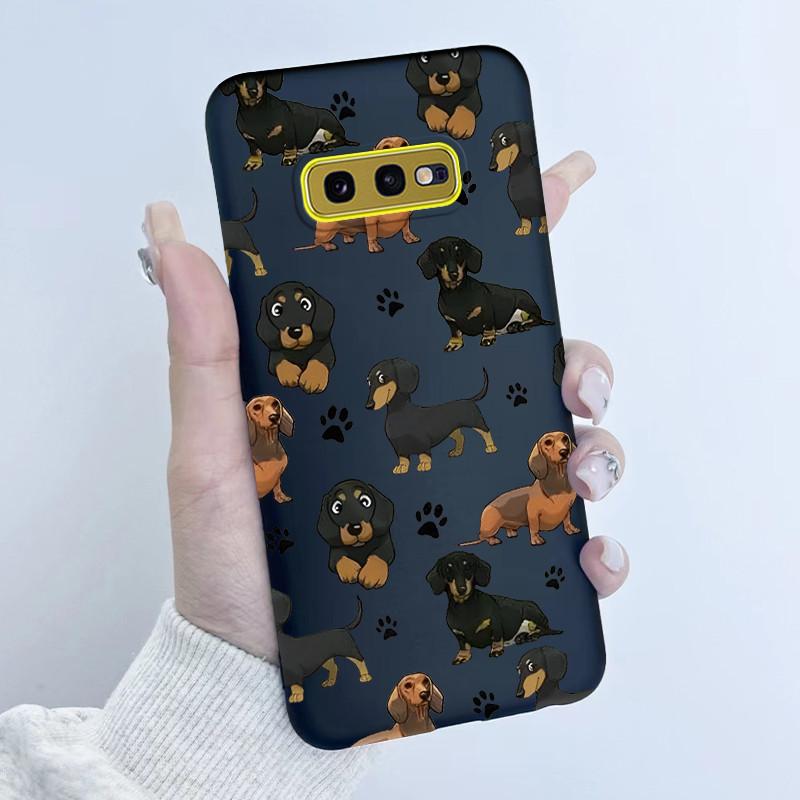 For Samsung Galaxy S10e Phone Case Flower Girls Design Soft Silicone TPU Back Housing for Galaxy S10E S10 E SM-G970F/DS Covers