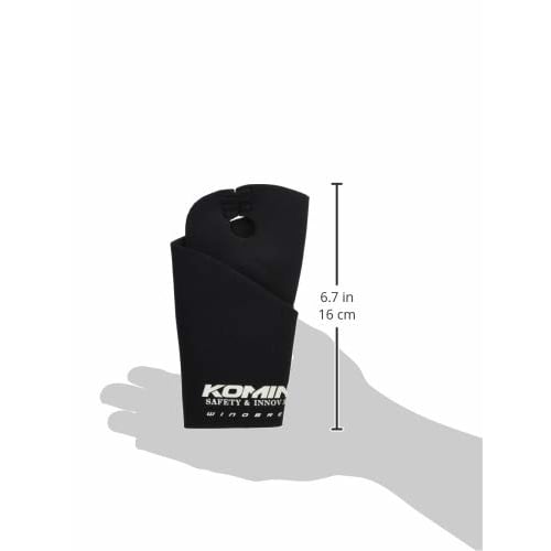 Komine Neoprene WP Wrist Warmer for Motorcycles Black Free AK-312 864 Windproof