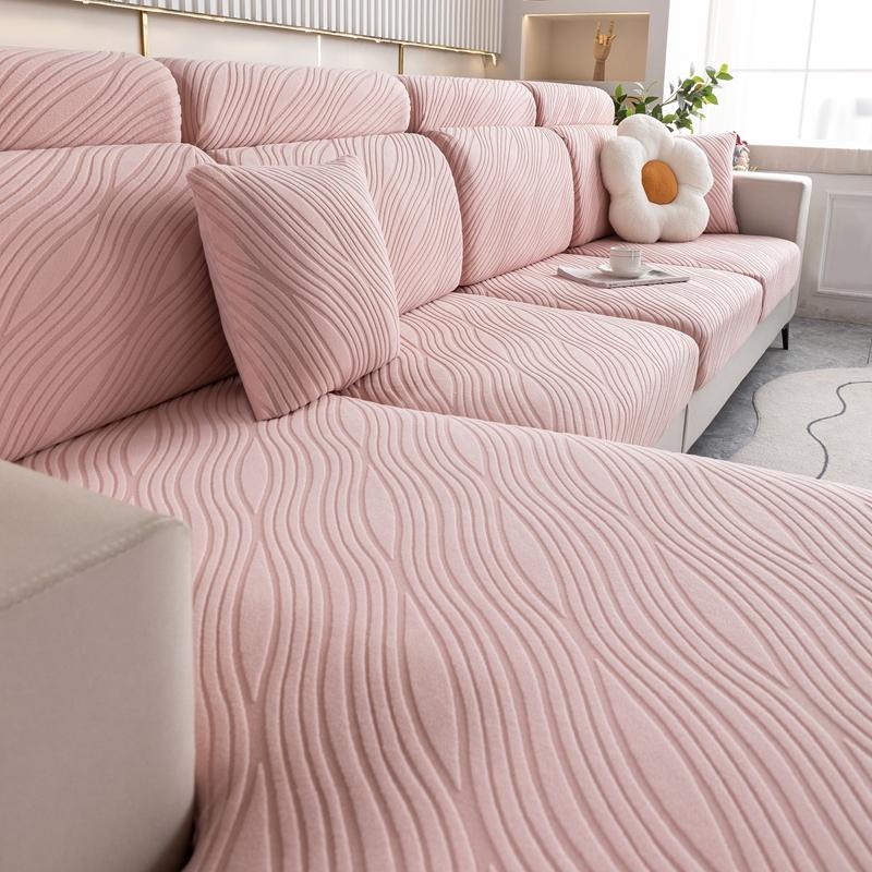 Jacquard Sofa Cover, Single Cushion Cover,Anti-Slip, Elastic,Cat-Resistant, Universal Fit For Loveseat, 3-Seater, Chaise Sofa