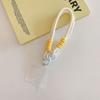 New mobile phone lanyard adjustable neck anti-lost wrist rope keychain handwoven rope two-color long rope hand rope