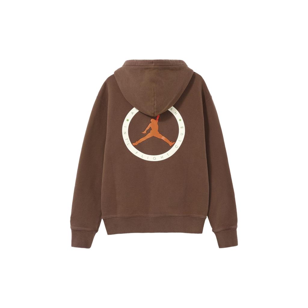 Jordan Sweatshirts Men's Brown Hooded Moderate DV7024-262