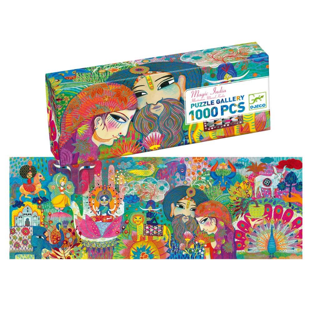 

Галерея Головоломка Magic India 1000 Пазл Индия 1000 Деталей Развивающая Игрушка Стильный Арт Подарок [DJECO - Pieces] (DJ07649)