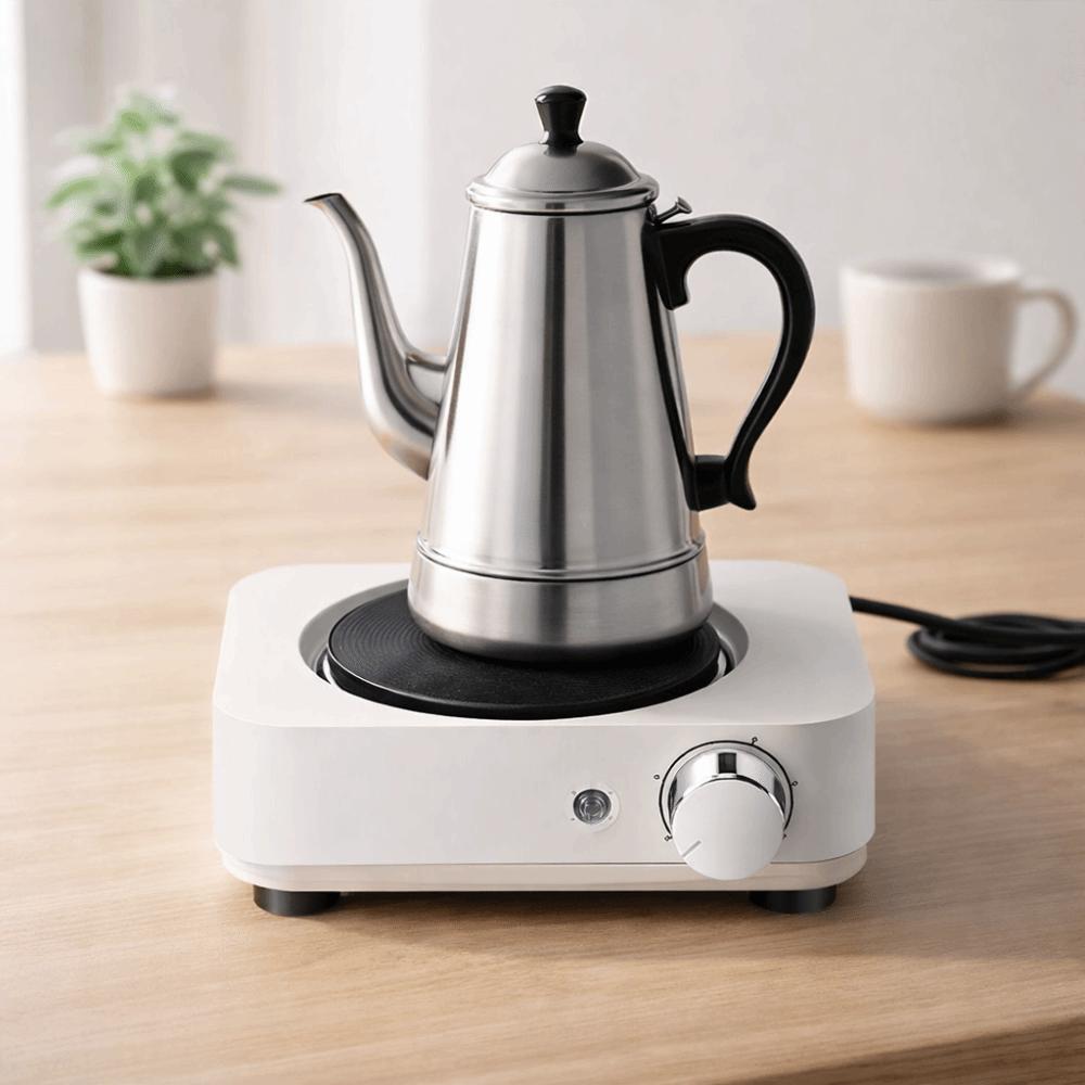 Adjustable Temperature Coffee Pot Heating Furnace Fast Heat Cast Iron Plate Electric Teapot Warmer Stove Energy-saving 3 Speed