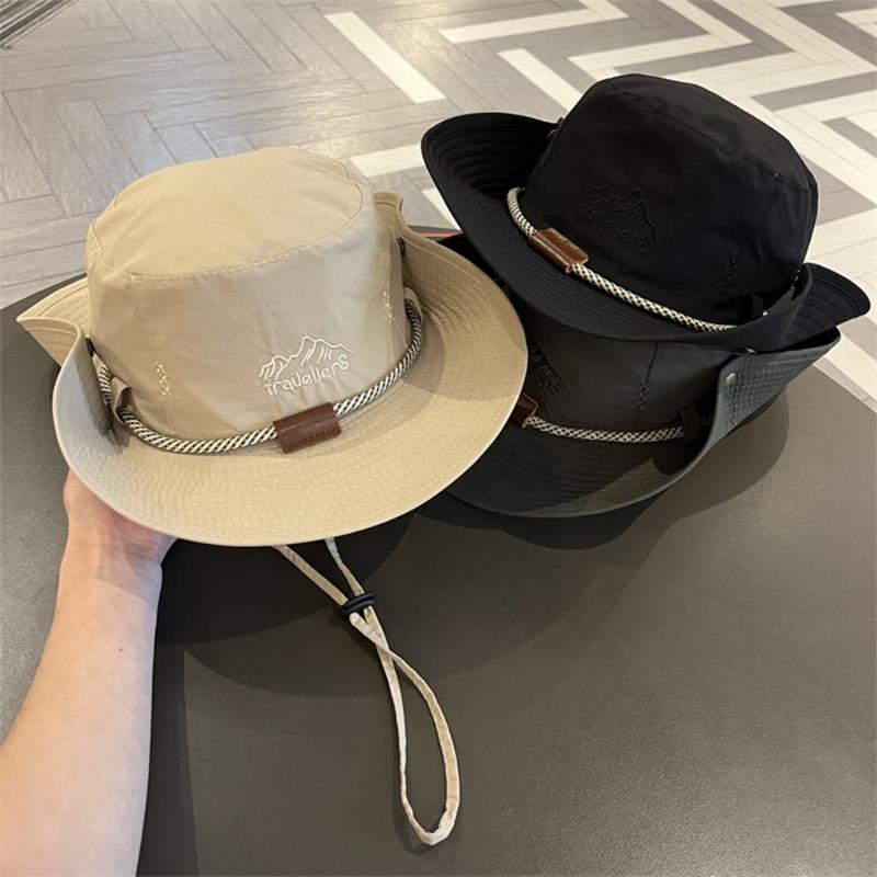 Sunshade Bucket Hat Outdoor Sport Hiking Fisherman Hat Sunshade Wide Brimmed Breathable Sunproof Sun Hat