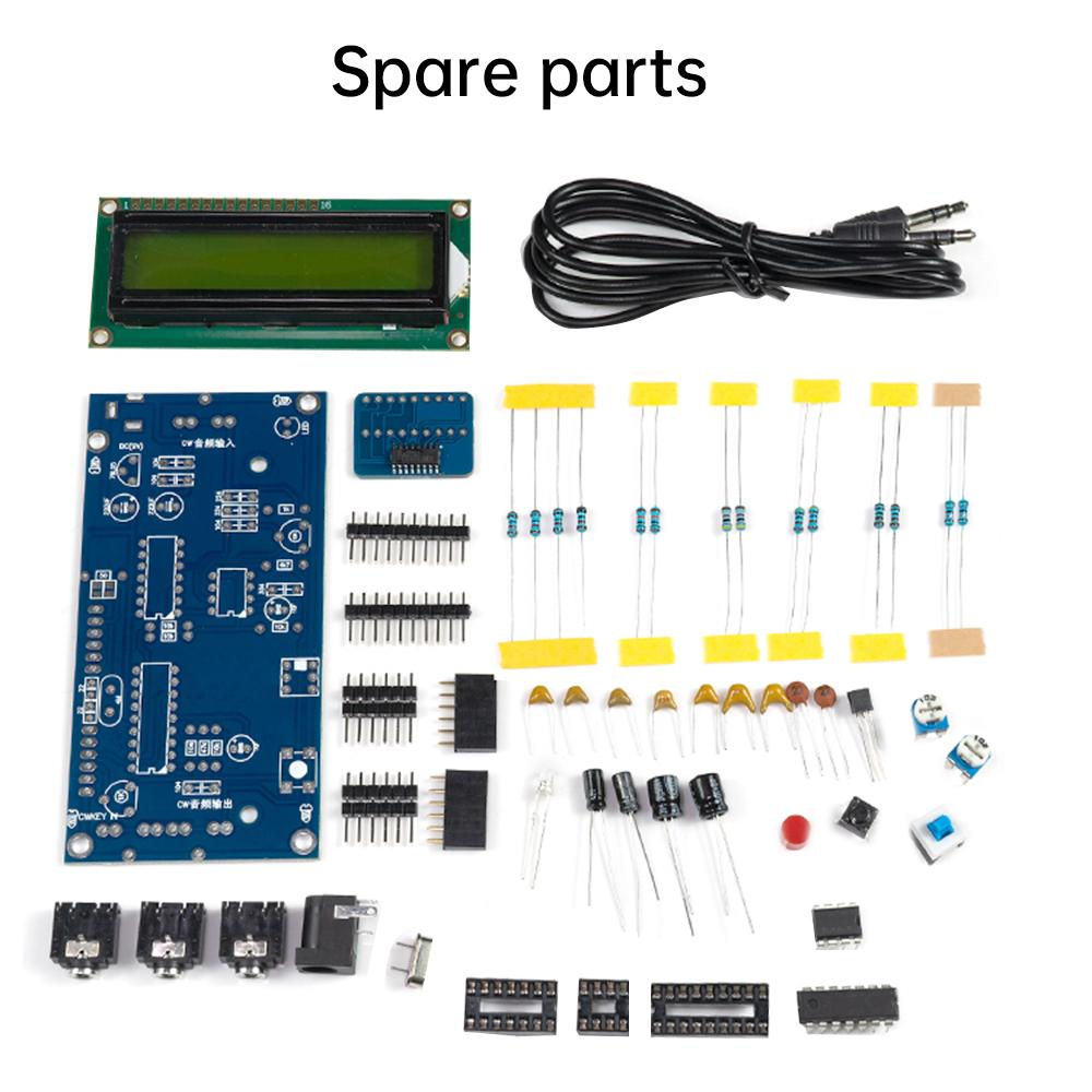 DC 9V CW Morse Code Decoder Parts Circuit Board Welding Exercise Electronic DIY Kit For Students and Electronics Enthusiasts