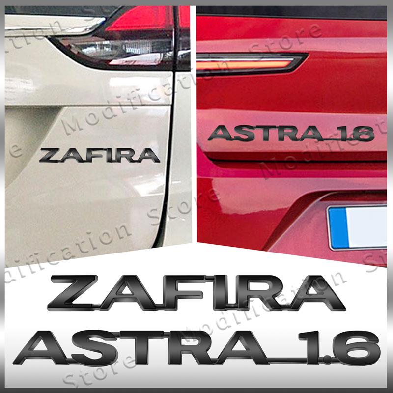 3D Metal Car Decor Rear Trunk Fender Side Emblem Sticker For Opel Zafira ASTRA 1.6 Logo Astra Antara H G Corsa Accessories