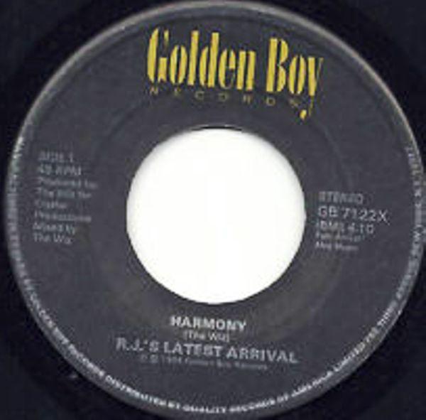 

7inch Record R.J.S LATEST ARRIVAL Harmony Feel Desire GB7122X GOLDEN BOY 1984 US Dance Electronica Used