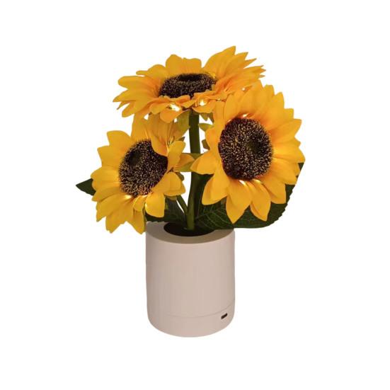 

Світлодіодна лампа-соняшник Настільна лампа з живленням від USB Декоративний нічник-соняшник Подарунки на День святого Валентина для жінок Мами Дружини Дівчини Її USB Charging