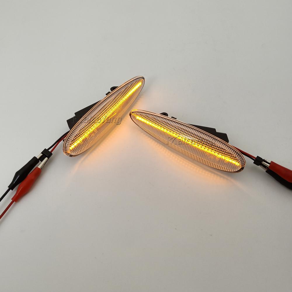 Pour Fiat Palio Albea Croma II Bravo Marea Maserati 4200 Grandsport LED Clignotant Dynamique de Voiture Lampe Indicateur Latéral de Direction