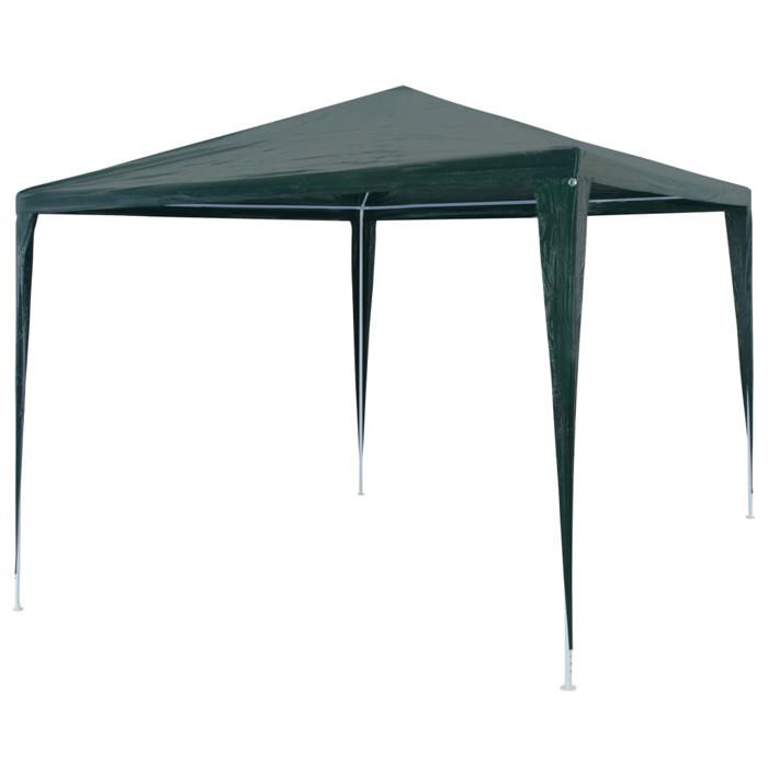 Reception Tent - vidaXL - 3x3 M - Green - UV Resistant - Easy To Assemble