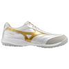 Mizuno Unisex Morelia Sala Pro TF Futsal Shoes White Gold Q1GB261350
