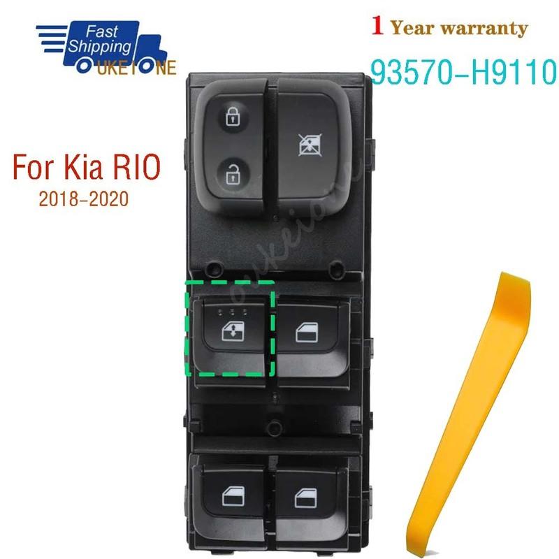 

93570-H9110 For Kia RIO 2018 LHD Master Driver Side Electric Power Window Glass Auto Lifter Control Switch Car Parts