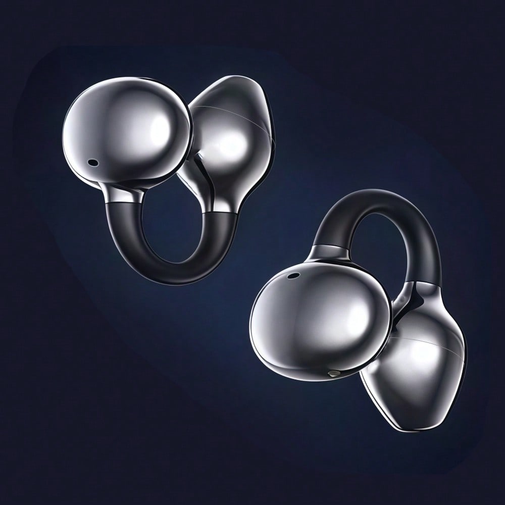 Wireless Open Ear Earclip ENC Earphones Bluetooth 5.3 HD Call Touch Earphones Suitable For All Smartphones