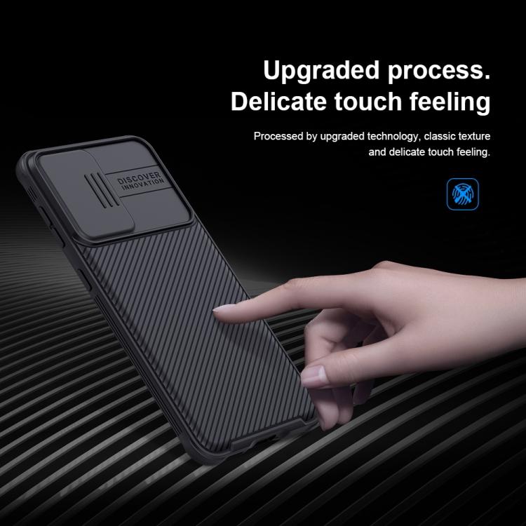 Dla Samsung Galaxy S21 5G NILLKIN Seria Black Mirror Pro Camshield Pełne Pokrycie Pyłoszczelne Odporne na Zarysowania Etui na Telefon