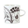 Arabia Paratiisi Black Cup, 240ml, Black & White, Porcelain, Finnish, Nordic, Gift, 1021003 / 6411801003055